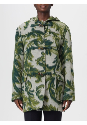 Coat ETRO Woman color Grey