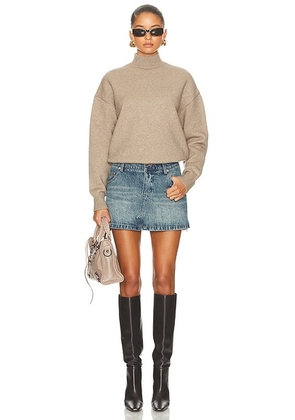 SEROYA Farrah Dress in Desert & Dawn - Tan. Size L (also in S, XS).