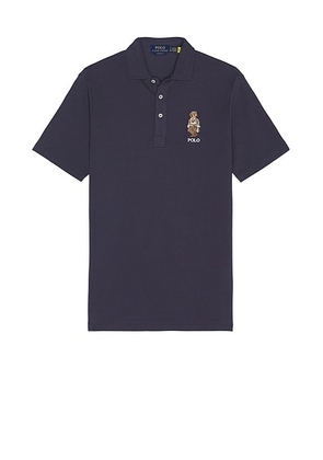 Polo Ralph Lauren Short Sleeve Novelty Bear Polo in Faded Blue - Blue. Size L (also in M, S).