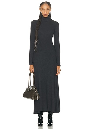 Staud Vanya Dress in Charcoal - Charcoal. Size L (also in M, XS).