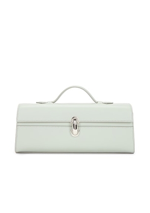 Savette Slim Symmetry Pochette Bag in Mist - Mint. Size all.