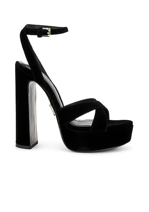 Retrofete Melodia Platform Sandal in Black - Black. Size 36.5 (also in ).