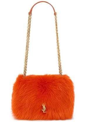 Saint Laurent Mini Jamie 4.3 Chain Bag in Orange Tarot & Dark Orange Tarot - Orange. Size all.