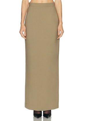 SRG Jill Skirt in Dark Stone - Taupe. Size L (also in M, S, XL, XS, XXS).