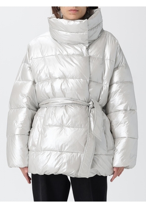 Jacket EA7 Woman color Silver