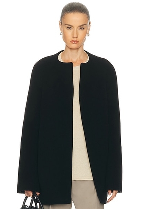 Toteme Bell-Sleeve Jacket in Black - Black. Size 32 (also in ).