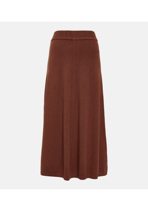 Joseph Silk-blend midi skirt