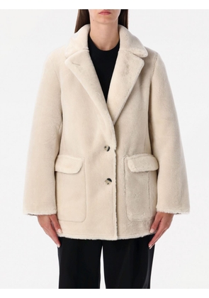 Fur Coat URBANCODE Woman color Beige