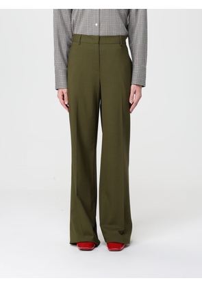 Pants MSGM Woman color Green