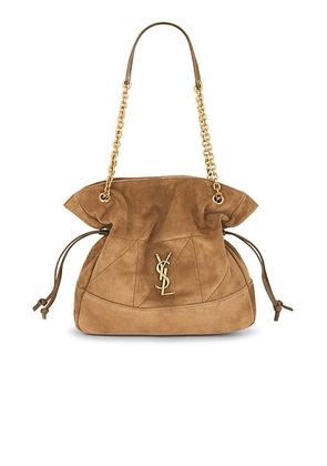 Saint Laurent Jamie Shopping Bag in Golden Leaf - Brown. Size all.