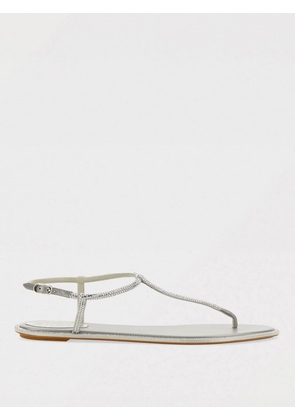 Heeled Sandal RENE CAOVILLA Woman color Silver