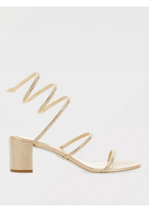 Heeled Sandal RENE CAOVILLA Woman color Gold