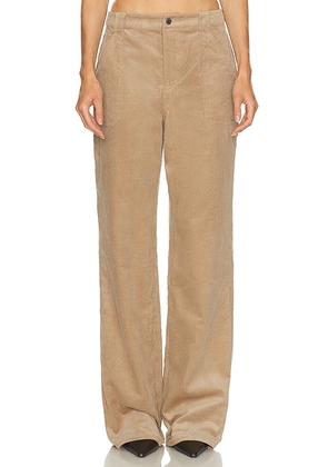 SEROYA Terri Corduroy Pant in Desert - Tan. Size L (also in M, S, XL, XS).