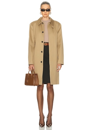 Saint Laurent Manteau Jacket in Beige - Beige. Size 36 (also in 38).