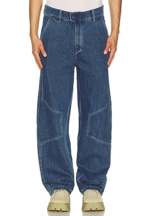 Pleasures Position Baggy Jeans in Indigo - Blue. Size 28 (also in 30, 32, 34, 36, 38).