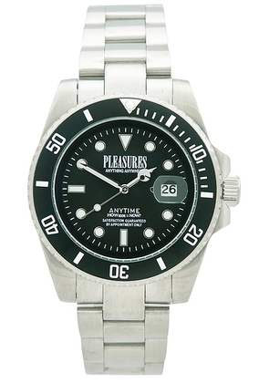 Pleasures Anytime Watch in Black - Black. Size all.