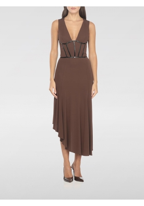 Dress ELISABETTA FRANCHI Woman color Brown