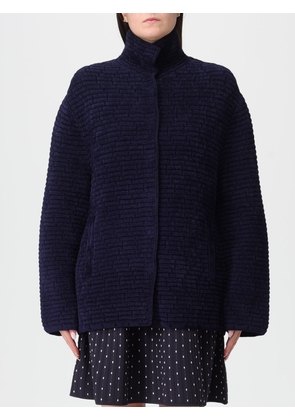 Coat EMPORIO ARMANI Woman color Blue