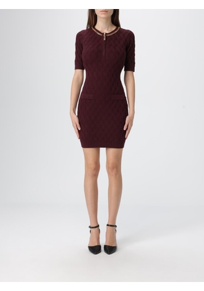Dress ELISABETTA FRANCHI Woman color Wine