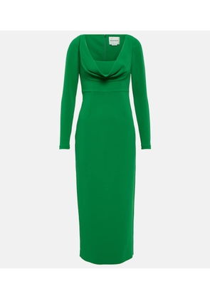Roland Mouret Cowl neck cady midi dress