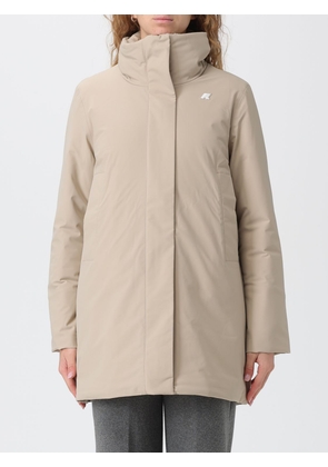 Coat K-WAY Woman color Beige