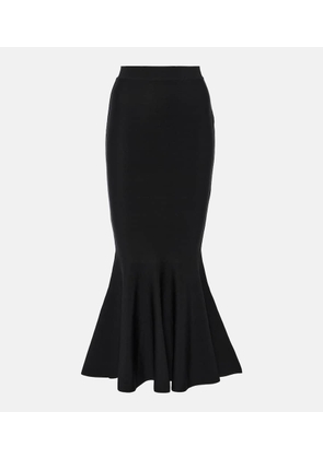 Balmain High-rise maxi skirt