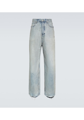 Balenciaga Distressed wide-leg jeans