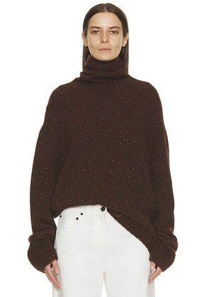 The Row Mirai Sweater in Brown & Saffron - Brown. Size L (also in ).
