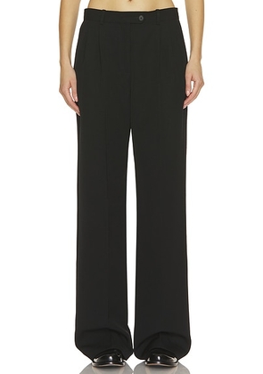 The Row Virgil Pant in Black - Black. Size 4 (also in ).