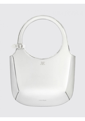 Handbag COURRÈGES Woman color Silver