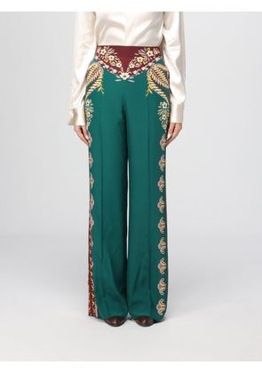 Pants ETRO Woman color Green