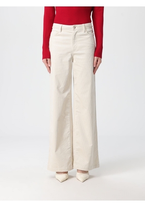 Pants LIU JO Woman color Cream