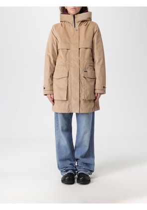 Coat WOOLRICH Woman color Beige