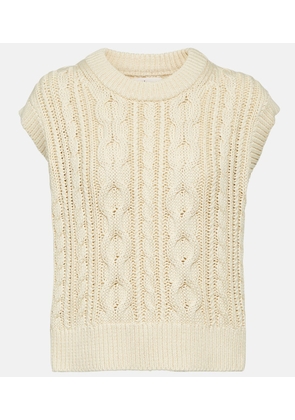 Velvet Hadden cable-knit sweater vest
