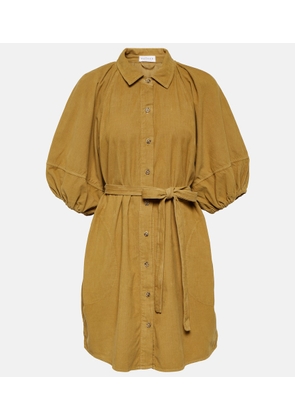 Velvet Kady corduroy minidress