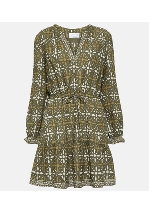 Velvet Katarina printed cotton mini dress