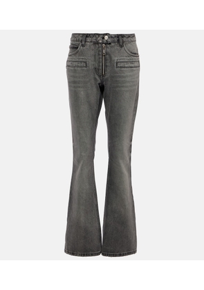 Courreges Low-rise straight jeans