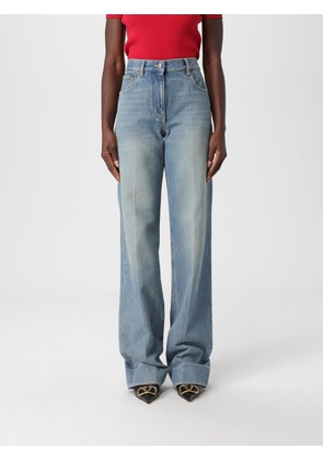 Jeans VALENTINO Woman color Gnawed Blue