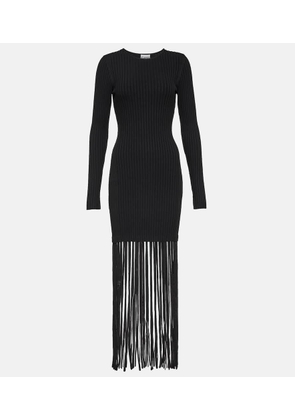 Ganni Fringed minidress