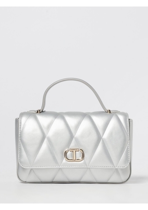 Handbag TWINSET Woman color Silver