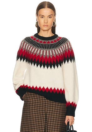 Polo Ralph Lauren Crewneck Sweater in Authentic Cream Multi - Cream. Size L (also in ).