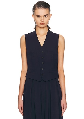 Ralph Lauren Collection Jaiden Vest in Icon Navy - Navy. Size 4 (also in 0, 2, 6).