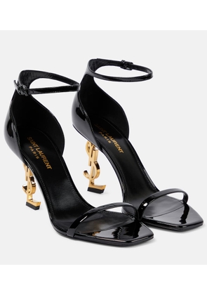 Saint Laurent Opyum 85 patent leather sandals