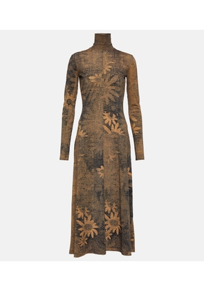 MM6 Maison Margiela Floral midi dress