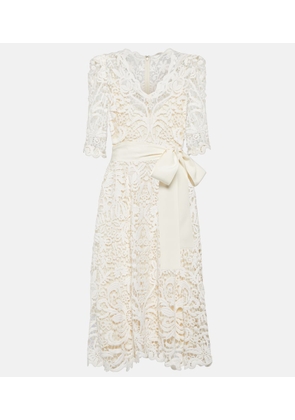Elie Saab Lace midi dress