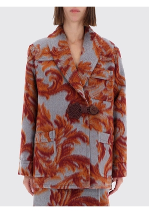 Coat ETRO Woman color Multicolor
