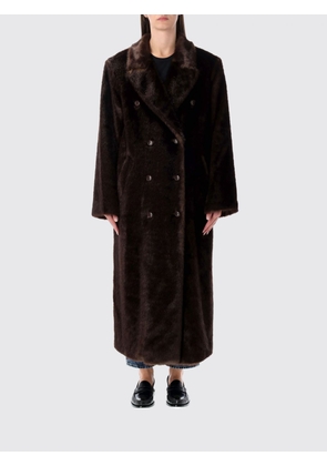 Fur Coat STAND STUDIO Woman color Brown