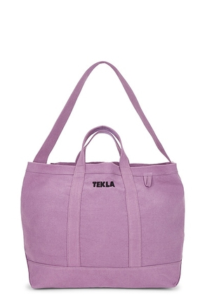 Tekla Beach Bag in Port - Purple. Size all.