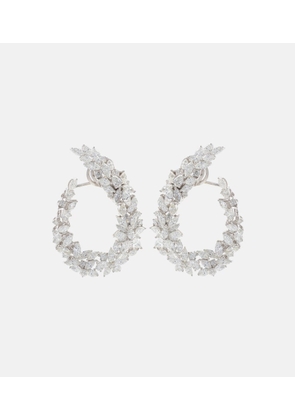 Yeprem Y-Couture 18kt white gold earrings with diamonds
