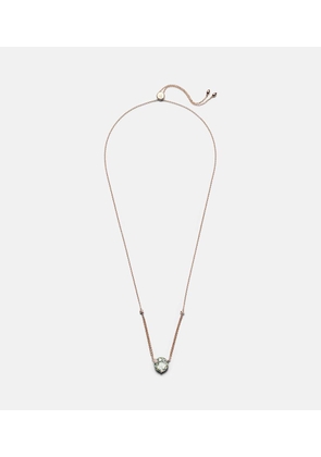 Bucherer Fine Jewellery 18kt rose gold necklace with prasiolite and diamonds